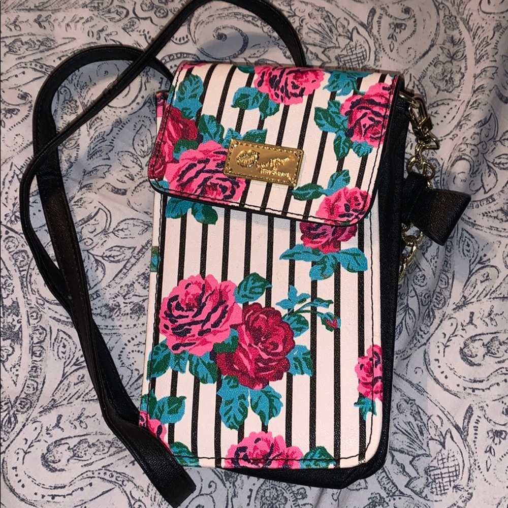 Betsy Johnson cellphone bag